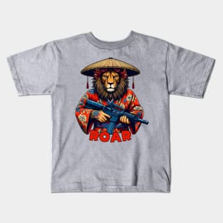 Shooting lion Kids T-Shirt